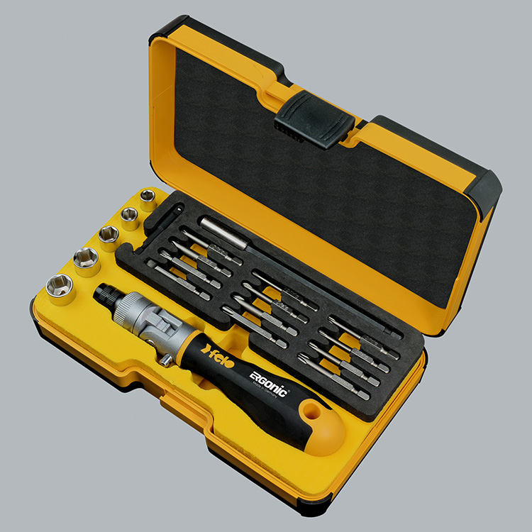 Details about   Felo Ergonic 1/4" x 170mm Flexible Bit Holder Screwdriver Made In Germany 